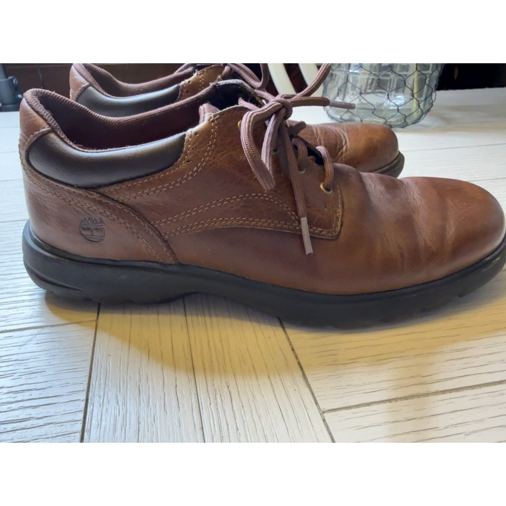 Timberland Earthkeepers Richmont PTO Mens leather shoe #5127A Brown Lace Up 8.5